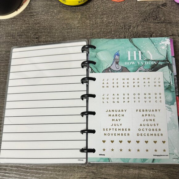 Undated Disney© Villains Mini Dashboard Happy Planner - 12 Months - Picture 2 of 2